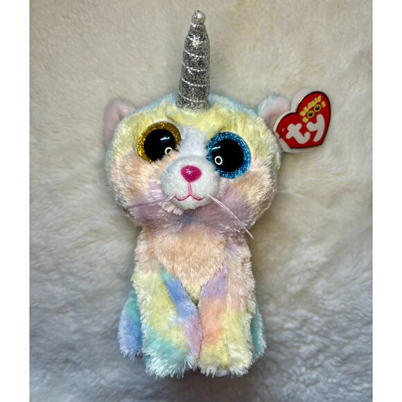 NWT Heather the UniCat TY Beanie Babies Boos - Picture 1 of 3